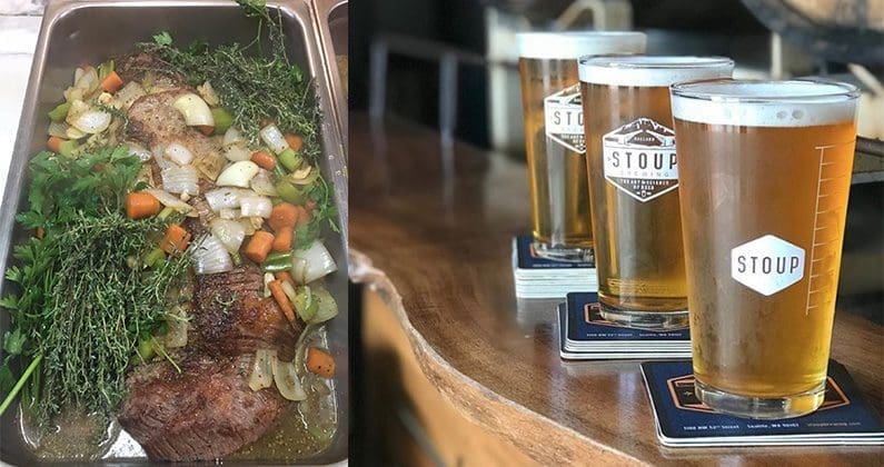 Recipe: Stoup Brewing Mosaic Pale Ale-Braised Brisket