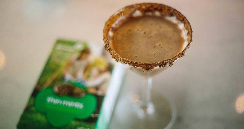 thin mint martini