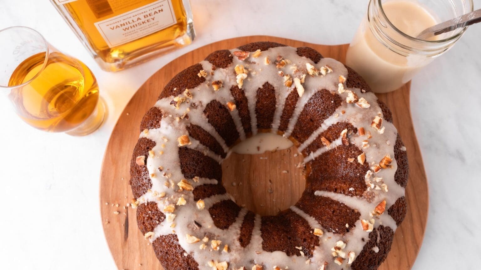 Brown Sugar Whiskey Cake Recipe with Warm Caramel and Vanilla Notes